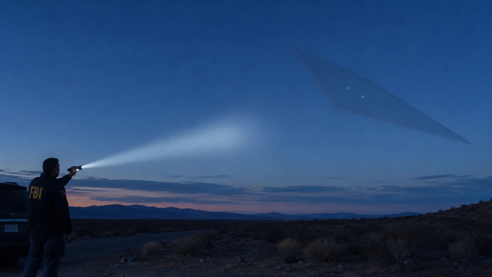 重現 Western US「Transparent Kite」（2026）：半透明、會擋住光束。